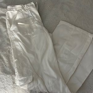 White brandy melville cargo pants